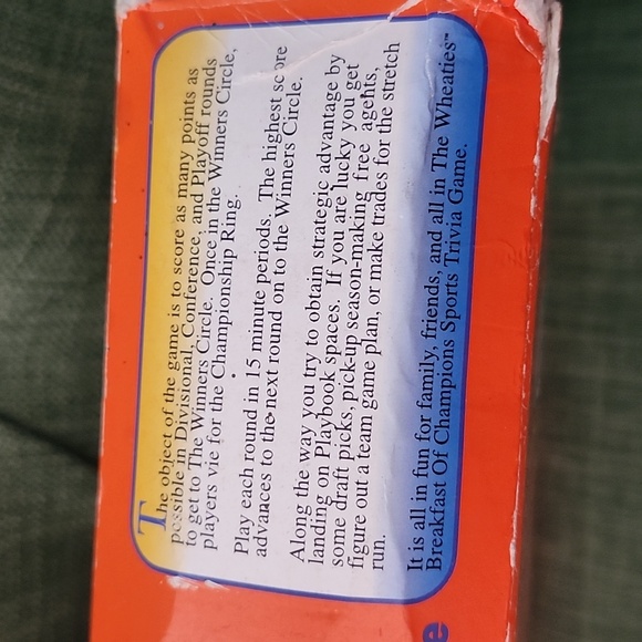 Wheaties Sports Trivia Game - Picture 5 of 9